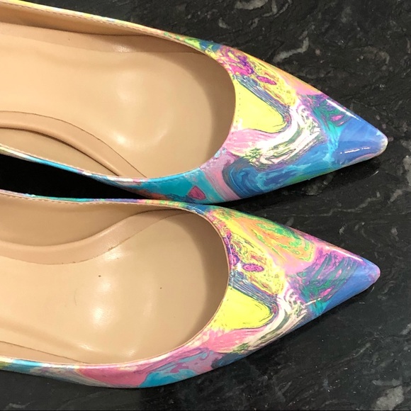 FSJ Classic Kitten Heels Pointy Closed Toe Pumps - Picture 15 of 15